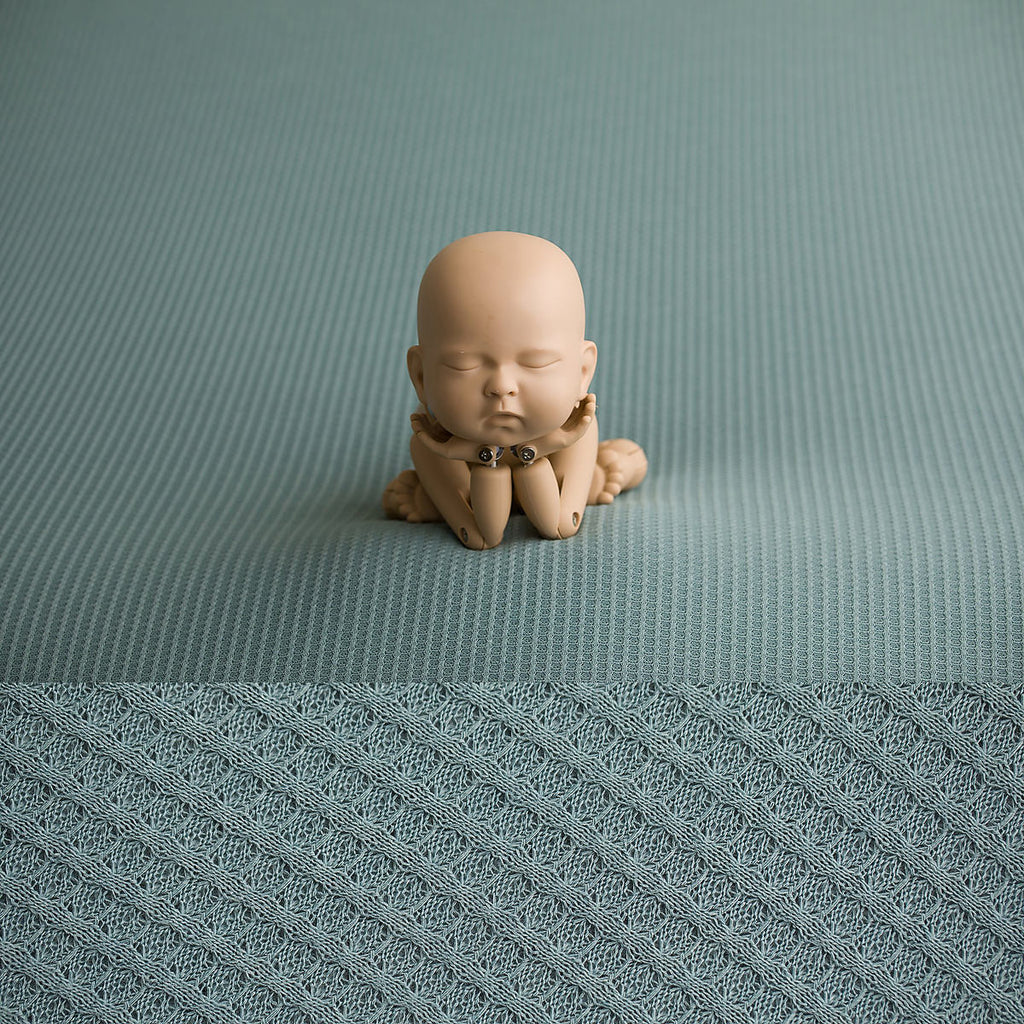 Newborn Fabric Backdrop - Madison - Seafoam