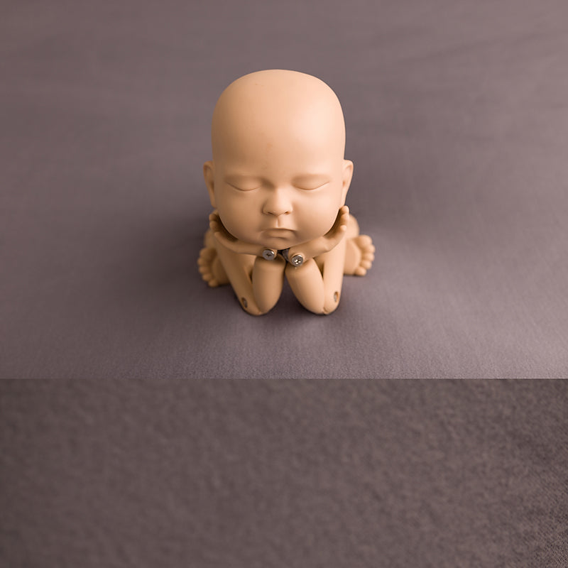 Newborn Fabric Backdrop - Ayden Sueded Jersey - Dark Grey