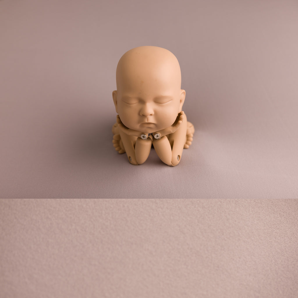 Newborn Fabric Backdrop - Ayden Sueded Jersey - Grey