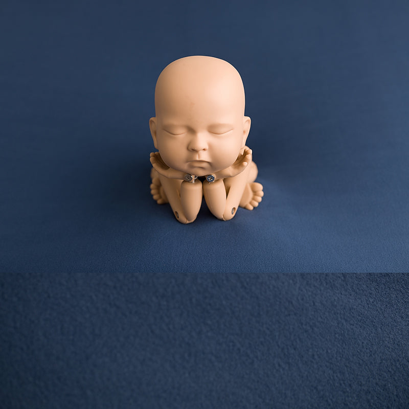 Newborn Fabric Backdrop - Ayden Sueded Jersey - Ocean