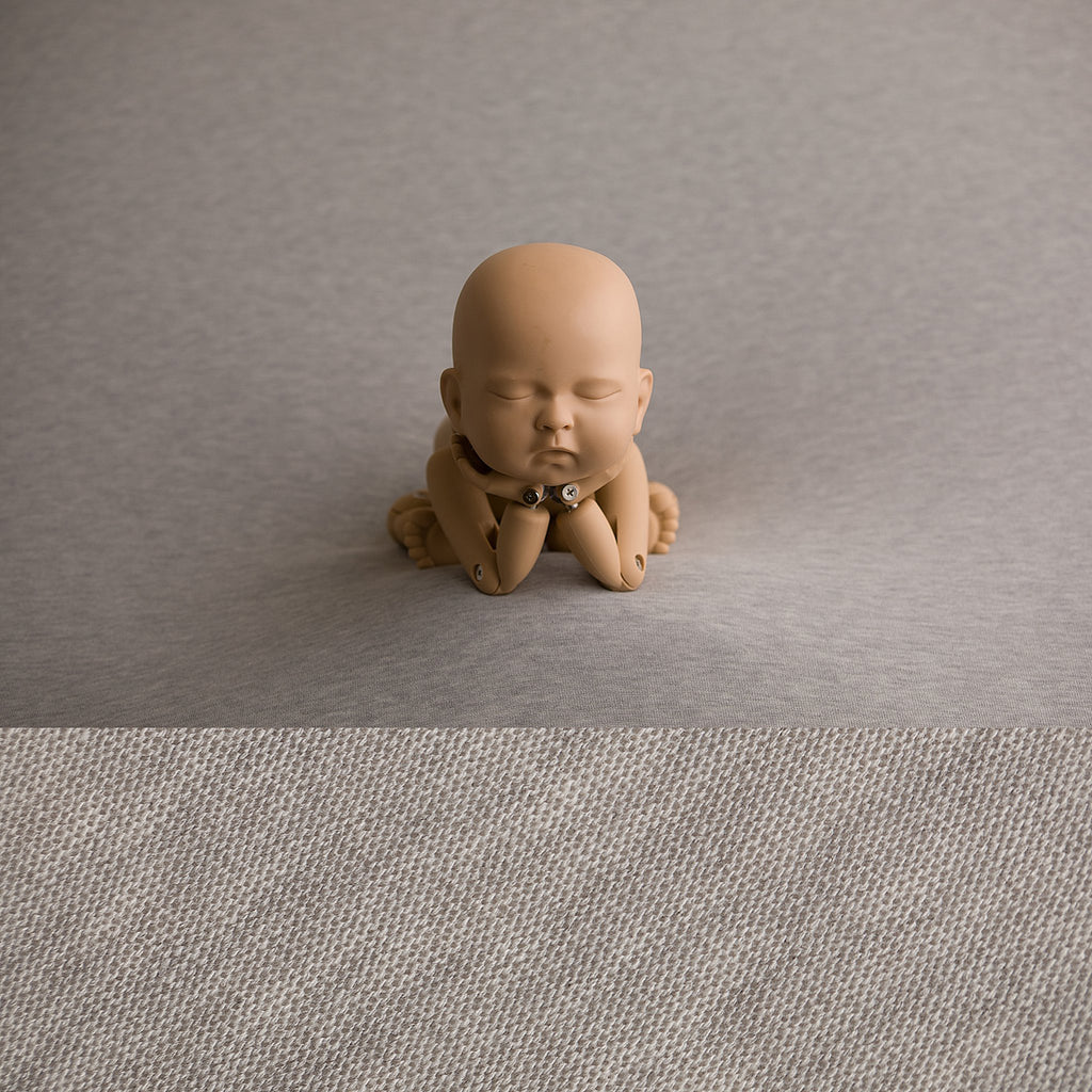 Newborn Fabric Backdrop - Super soft Jersey - Grey