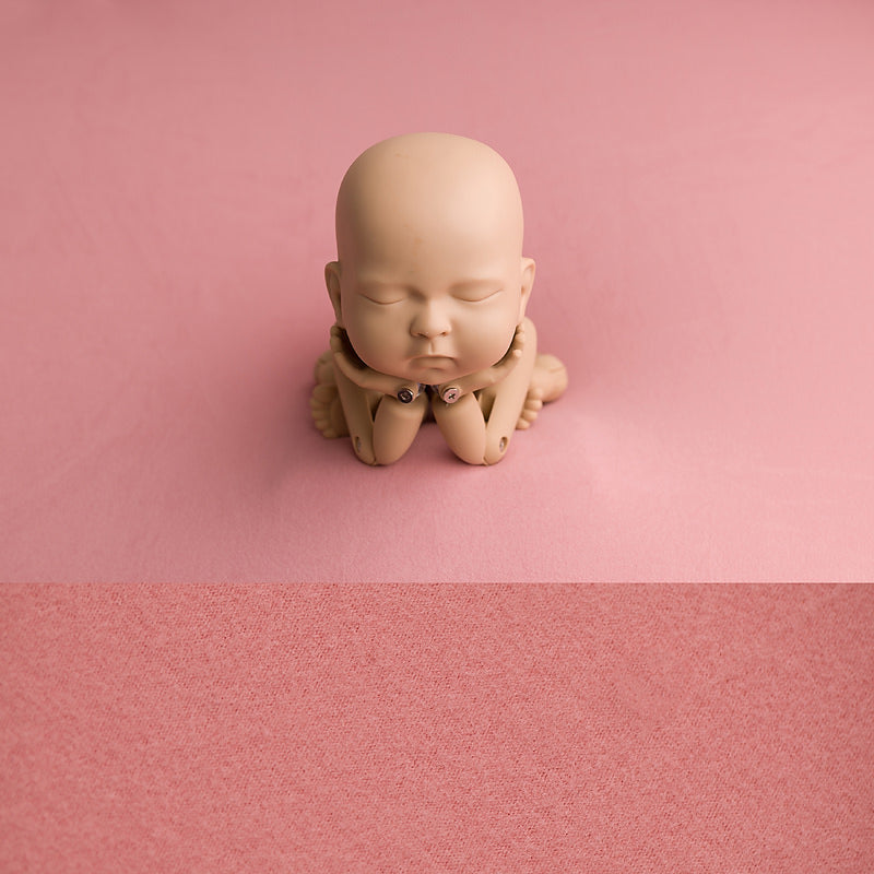 Newborn Fabric Backdrop - Ayden Sueded Jersey - Blossom