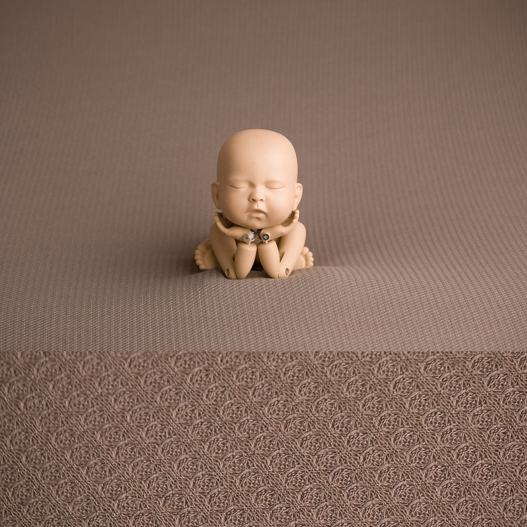 Newborn Fabric Backdrop - Maddy - Praline