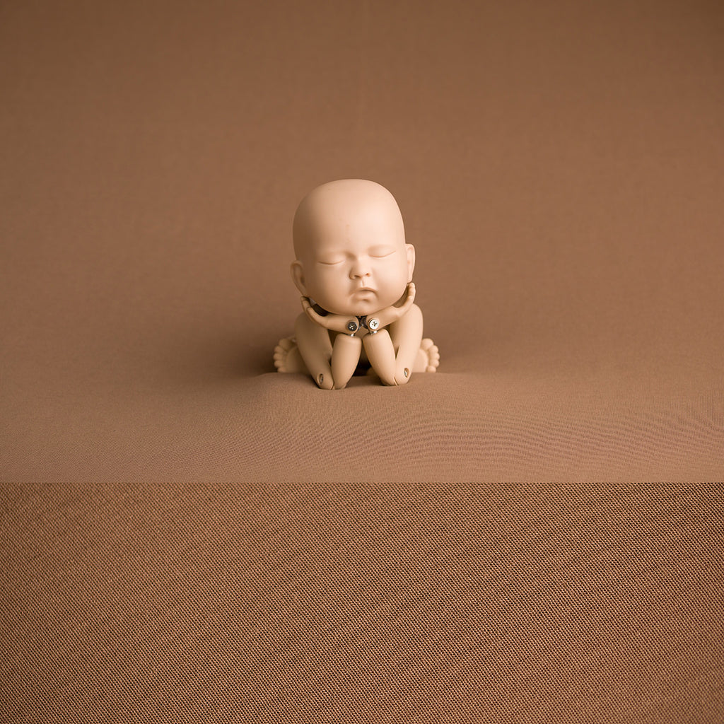 Newborn Fabric Backdrop - Oscar - Caramel