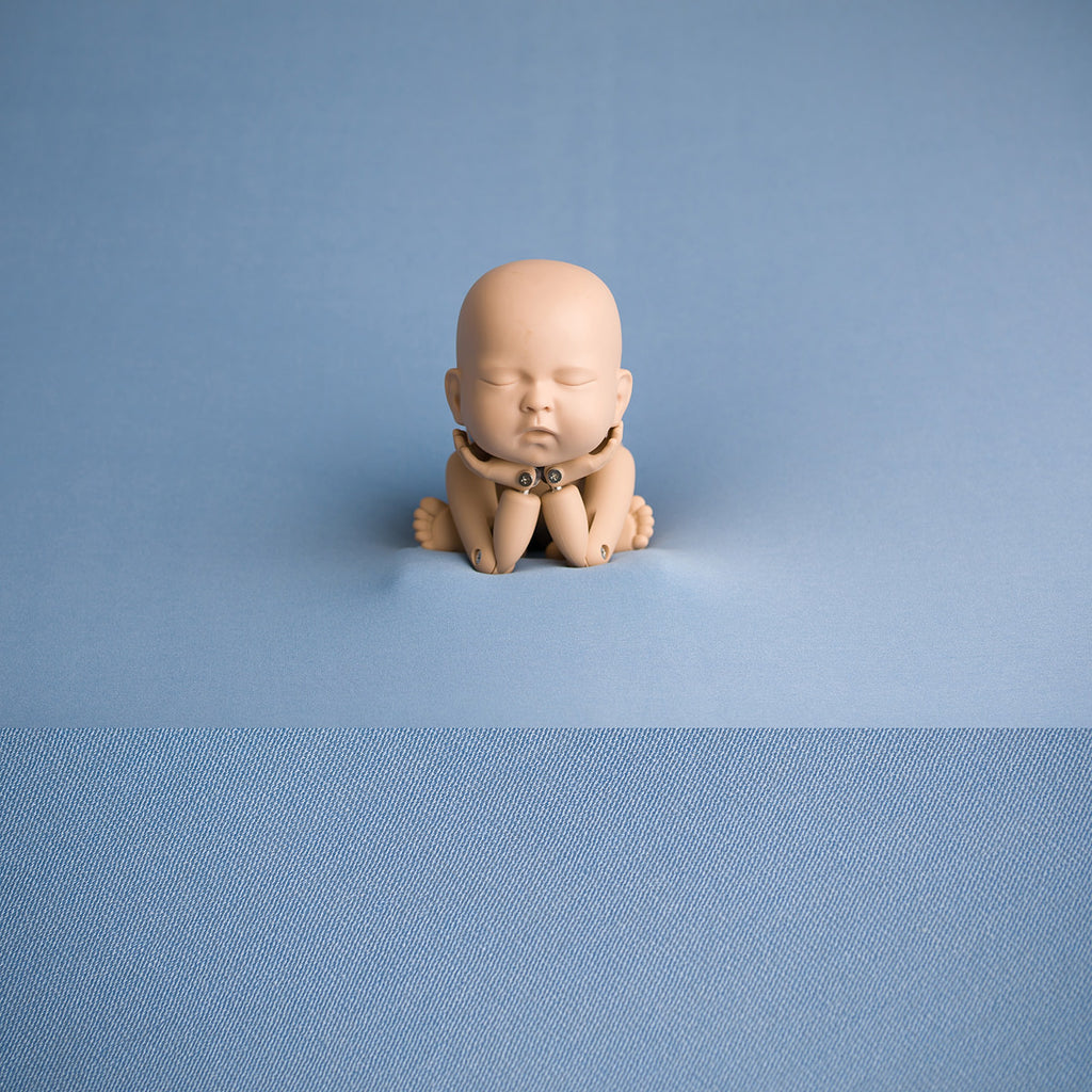 Newborn Fabric Backdrop - Oscar - Denim