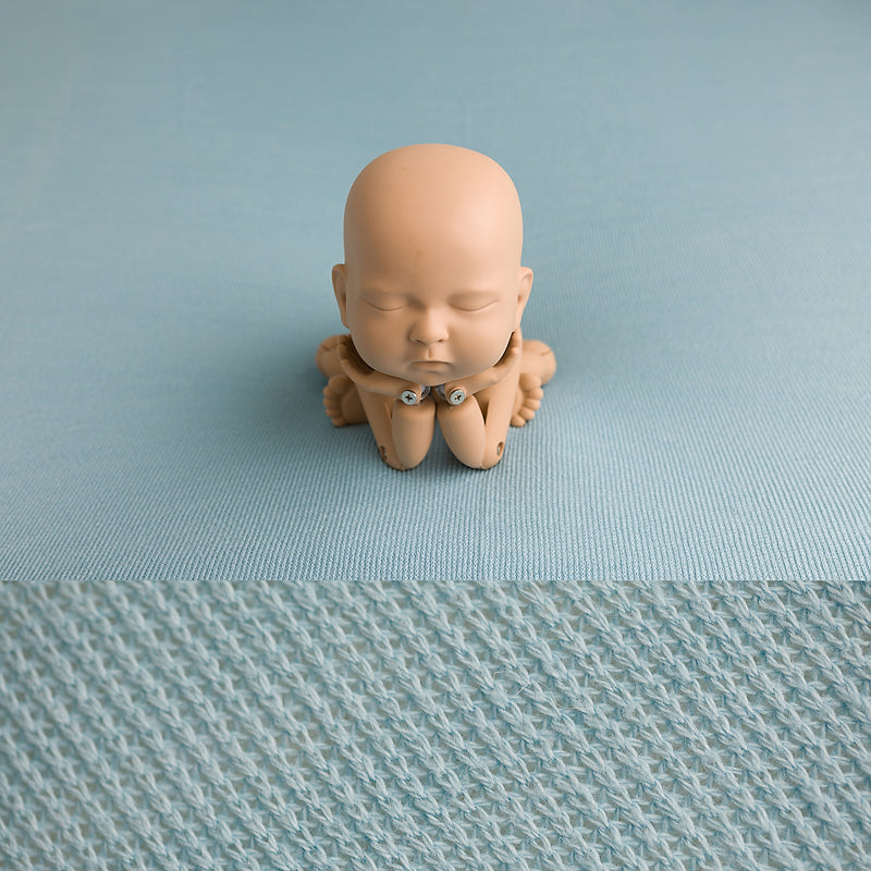 Newborn Fabric Backdrop - One Of A Kind 3 - Blue