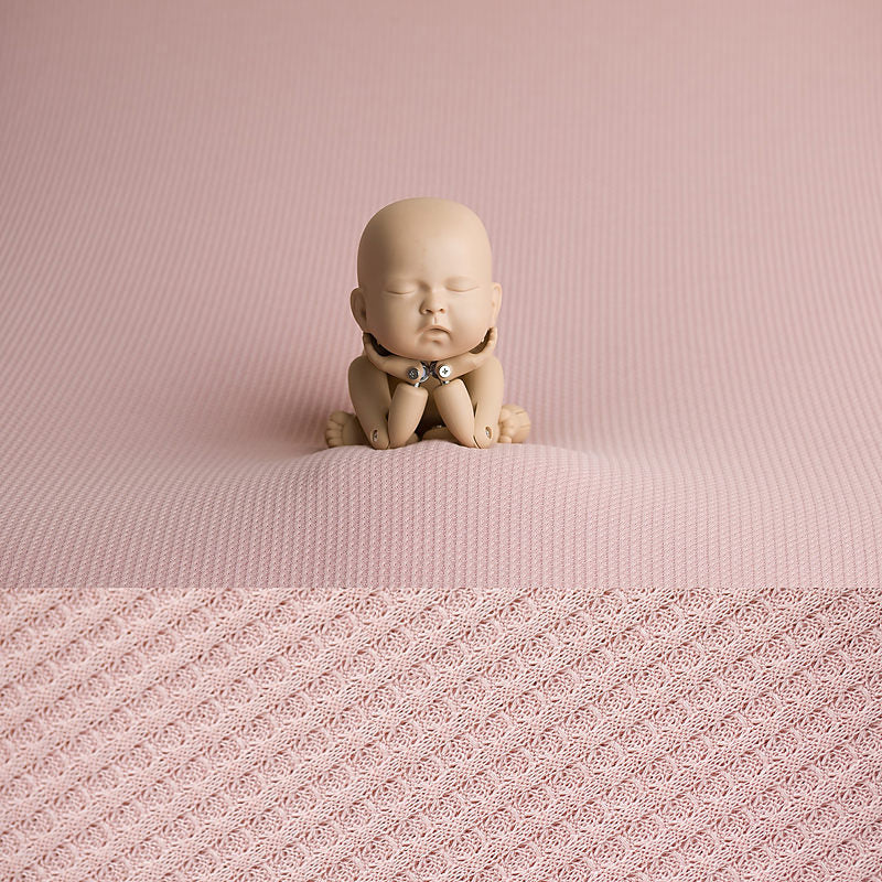Newborn Fabric Backdrop - Maddy - Blush