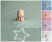 Newborn Fabric Backdrop, Wrap & Bonnet -  Stars - Denim