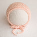 Newborn Knitted Bonnet - Apricot (7130)