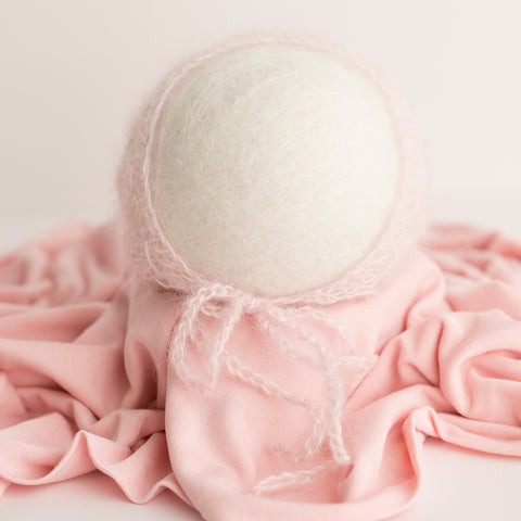 Newborn Bonnet & Wrap Set - Grace