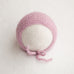 Newborn Knitted Bonnet - Hyacinth