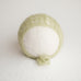 Newborn Kid Silk Bonnet - Pistachio