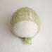 Newborn Kid Silk Bonnet - Pistachio