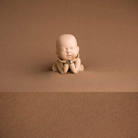 Newborn Fabric Backdrop -  Oscar - Caramel