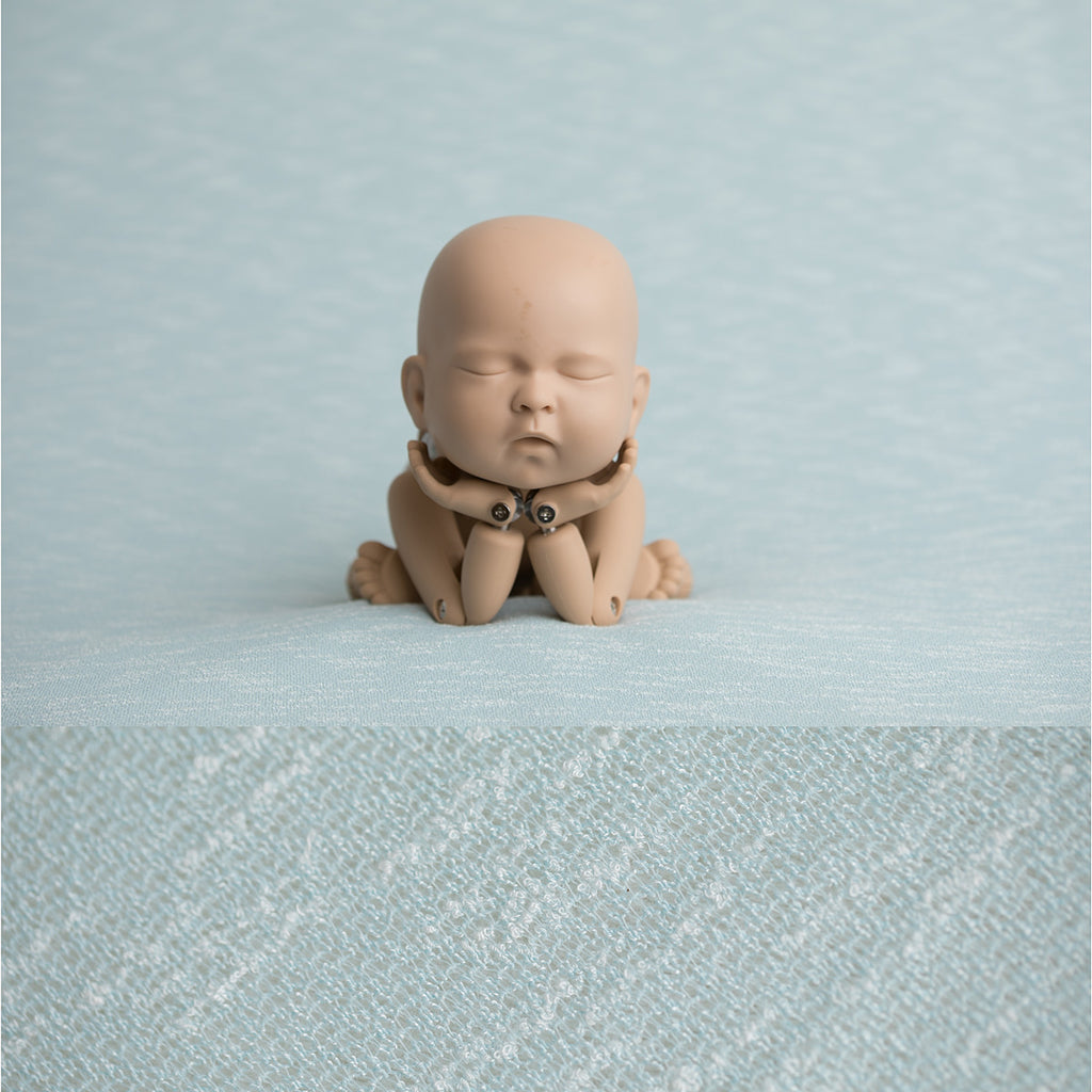 Newborn Fabric Backdrop - Rebecca - Blue