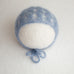 Newborn Kid Silk Bonnet - Sky