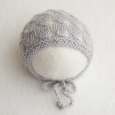 Newborn Knitted Bonnet - Tin Man